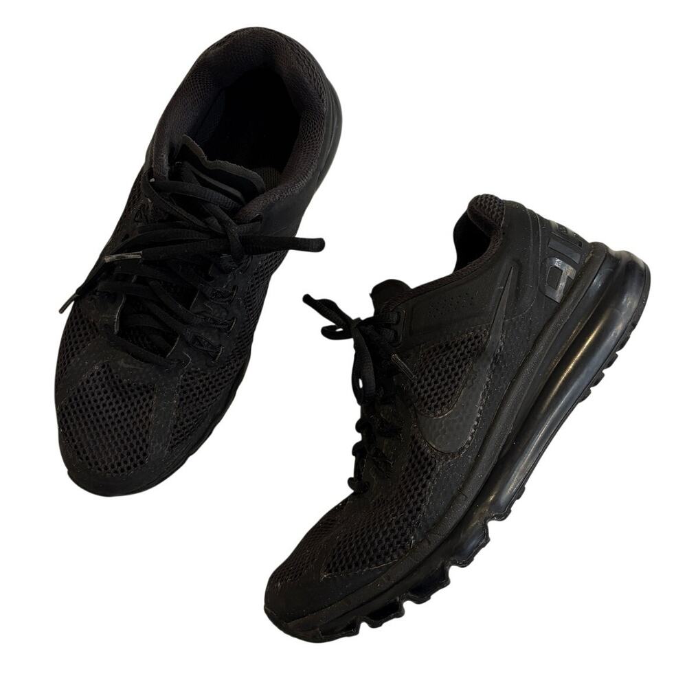 Nike Men Air Max 2013 Triple Black Sneakers Size 8 FZ3156-010 Running Shoes